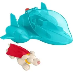 FISHER-PRICE HGL18 DC League of Super-Pets Krypto mit Superman-Jet