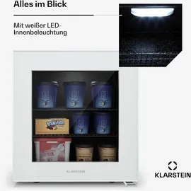 Klarstein IceAge 36 Mini-Gefrierschrank Weiß