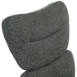 MCW Loungestuhl Q53 Chenille 420 g/m2 420 g/m2 70 x 80 x 70 cm Dunkelgrün drehbar