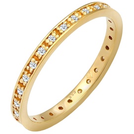 Elli DIAMONDS Verlobungsring Diamant (0.14 ct) 585 Gelbgold Ringe Damen