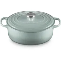 Le Creuset Signature Bräter 29 cm oval sea salt