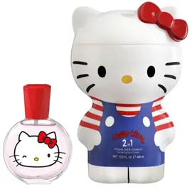 HELLO KITTY - Hello Kitty Geschenkset - 50 ml Eau de Toilette + 400 ml Duschgel & Shampoo
