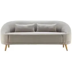 Sofa Jannike Grau Velours