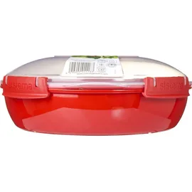Sistema Mikrowellenschüssel rund rot 1,29 l