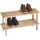 Zeller Schuhregal 80 x 29,5 x 26 cm braun / natur