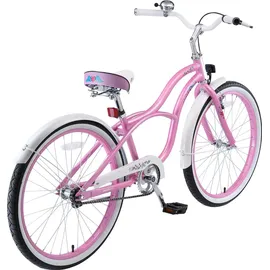 Bikestar Cruiser 24 Zoll RH 135 cm pink/rosa