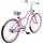 Bikestar Cruiser 24 Zoll RH 135 cm pink/rosa