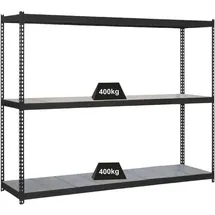 Proregal Schwerlastregal Metall 200x150x45 cm Anthrazit
