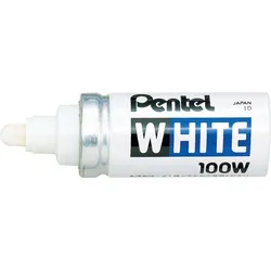 Pentel Weißer Permanent-Marker X100W, Rundspitze - 2,9 mm