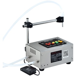 VEVOR Flüssigkeitsfüllmaschine, 10–4000 ml Füllkapazität, automatische Flaschenfüllmaschine, Abfüllmaschine, digitale Steuerung für Milch, Wasser, Wein, Getränke, Sojasauce, Essig, Alkohol (einzelne D