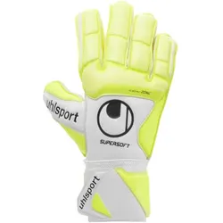 UHLSPORT Equipment - Torwarthandschuhe Pure, Weiß/Neongelb/Schwarz, 8