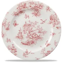 Churchill Vintage Prints Cranberry Toile Flache Teller 21 cm 6er Set