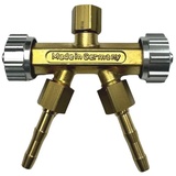 RIEF Doppelabzweigventil O2 G1/4R