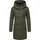 Ragwear Wintermantel Pavla Coat stylischer Damen Steppmantel in Woll-Optik grün L (40)