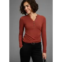LAURA SCOTT Longsleeve mit Knopfleiste - NEUE KOLLEKTION, Gr.