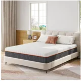 Vesgantti Vesgantti, Matratze 90x200 cm Ergonomischer 7-Zonen Höhe 16cm Mittelfest, Öko-Tex Zertifiziert mit Atmungsaktiver Bezug