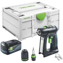 Festool C 18-Basic inkl. 1 x 5,0 Ah + Systainer