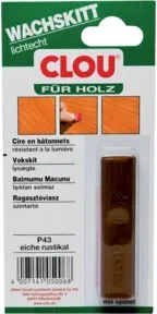 CLOU Wachskittstangen Farbe 585 P 43/eiche rust.15g Bl.