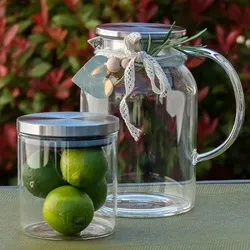 Geschenk-Set Luna Glas transparent 2tlg