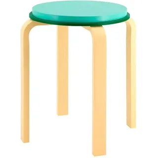 REMEMBER Hocker Max Holz Ø 40 cm Gelb