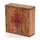 DESIGN DELIGHTS Design, Delights MEDIZINSCHRANK Medic 35 | 35x35x13cm (HxBxT), Mahagoni Wandschrank im Shabby Chick Arzneischrank, Erste Hilfe Schrank aus Holz, 35x35x13 cm, Badezimmer, Badezimmerschränke, Medizinschränke