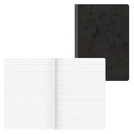 Brunnen Notizbuch DIN A5 liniert, schwarz Softcover 192 Seiten, 1 St.