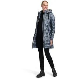 GIL BRET Damen Daunenmantel mit Kapuze 38, Blau - 38