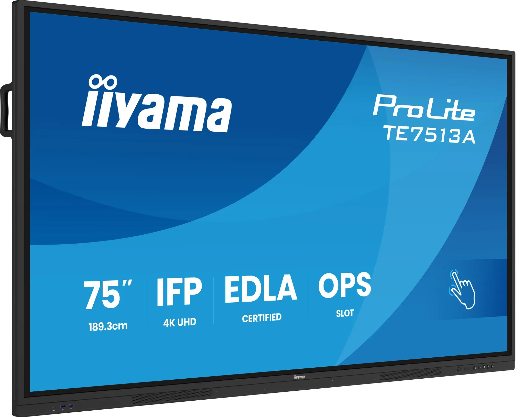iiyama ProLite TE7513A-B3AG - 75 Interaktives Touch-Display - 4K UHD IPS - 500 ...