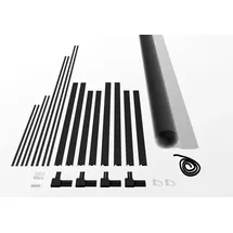 Hecht Culex Fliegengitter Teleskopbausatz Start 120 x 140 cm Anthrazit