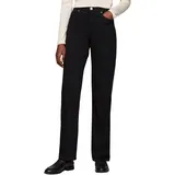 Tommy Hilfiger Damen Jeans Hose Classic Stay Straight Fit, Schwarz (Stay Black), 30W/32L - 30W / 32L