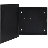 VidaXL Schlüsselkasten mit Magnettafel Schwarz 35x35x4 cm