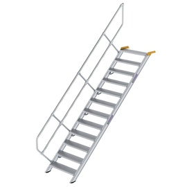 Günzburger Treppe 45° inkl. einen Handlauf, 800mm Stufenbreite, 12 Stufen