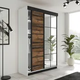 kier furniture Schiebetürenschrank Lamaro 138 x 205 x 59 cm Weiß