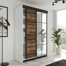 kier furniture Schiebetürenschrank Lamaro 138 x 205 x 59 cm Weiß