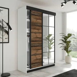 kier furniture Schiebetürenschrank Lamaro 138 x 205 x 59 cm Weiß