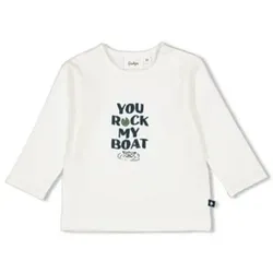Feetje Langarmshirt Rock My Boat Natur, 86