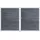 GROJA Doppeltor 300 x 180 cm Steingrau/Aluminium