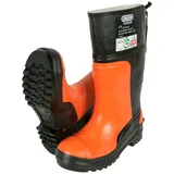 Oregon Yukon Schnittschutz Gummistiefel Klasse 3 mit Stahlkappe Gr. 43 - 295385-43 - orange/schwarz