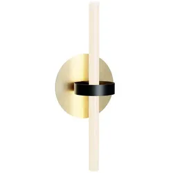 - Wandleuchte EQUATOR, 1x S14d, Metall gold/schwarz -