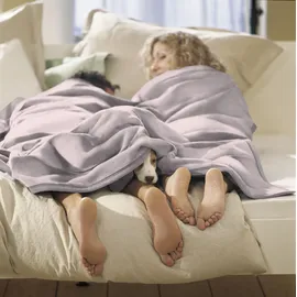 Biederlack Cotton Home Kuscheldecke 150 x 220 cm Beige