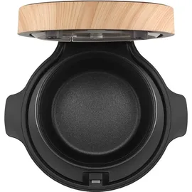 Concept RE4040 Reiskocher 2 l schwarz Holzdekor