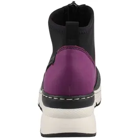 Rieker N6352 schwarz-lila 42