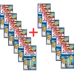 INABA CAT Meal Topper Thunfisch mit Muscheln 4x14g x12