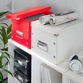 Leitz Click & Store WOW Aufbewahrungs- und Transportbox mittel, schwarz