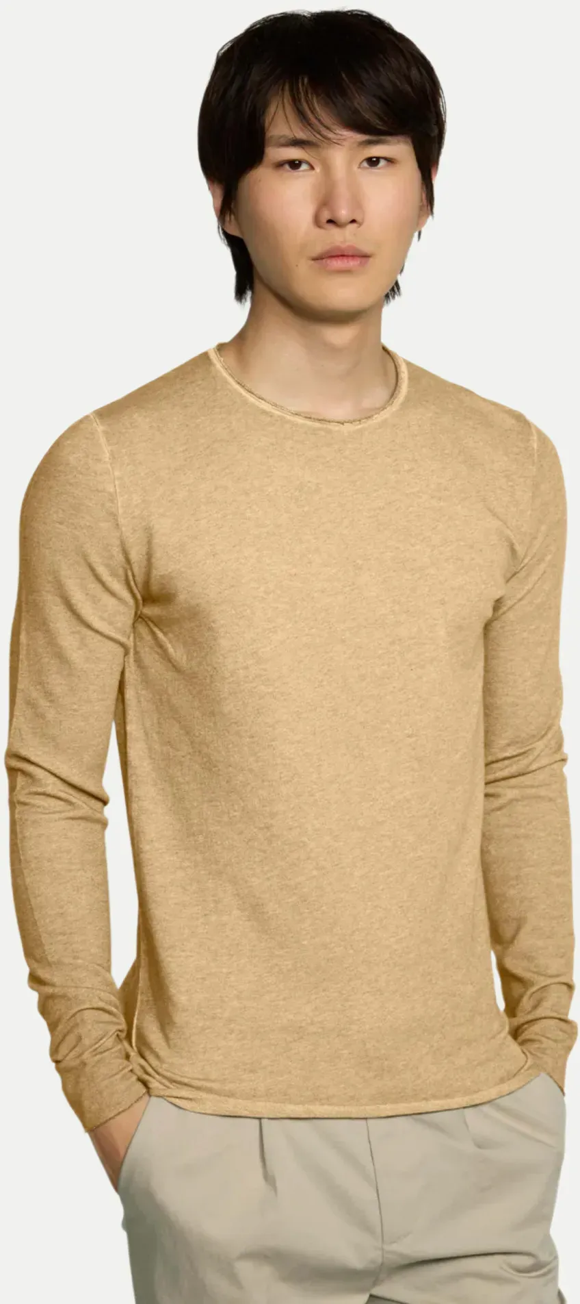 Sweatshirt Achko Beige L