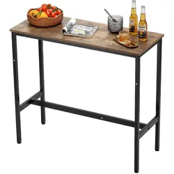 VEVOR Bartisch Stehtisch Bistrotisch Cocktail Theke Esszimmer 991x406x902mm
