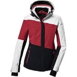 killtec Damen Skijacke/Funktionsjacke mit abzippbarer Kapuze und Schneefang KSW 67 WMN SKI JCKT, modern red, 40, 41961-000