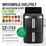GOURMETmaxx FryUp XL Heißluftfritteuse schwarz