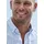 John Devin Langarmhemd Regular Fit Blau XXL