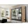 WIMEX Schwebetürenschrank Stockholm 225 x 210 x 65 cm Grau